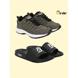 BIRDE Men Embellished Sliders