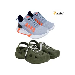 BIRDE Men Mesh Running Non-Marking Shoes