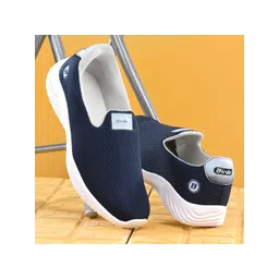 BIRDE Men Navy Blue Slip-On Sneakers