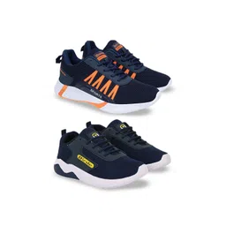 BIRDE Men Pack Of 2 Lace-Ups Sneakers