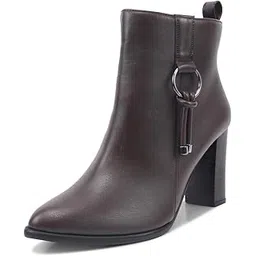 Black Block heel ankle boots