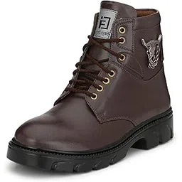 Black Synthetic Stylish Men's Boots