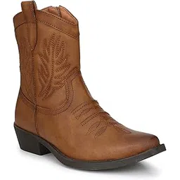 Black/Tan Cow Boy Chelsea Boots for Men's