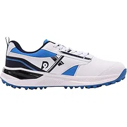 Blaster 2 Rubber Studs Cricket Shoes – Ultra-Lightweight, Durable & High-Grip Cricket Footwear for Maximum Performance (Navy Blue/Diva Blue/White)