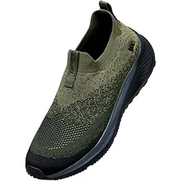 Blend Knit Casual Slip Ons for Men | Padded Insole for Extra Support, Stylish Shoes for Boys