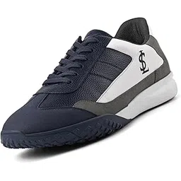Blue and Grey Sneaker for Men | Comfortable Lace-Up Sneaker | LSP-SNK-AVI004-BUGY