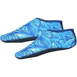 BNF® Soft Water Shoes Stretchy Socks Yoga Swim Shoe Dive Sock Camo Blue XXL-Sporting Goods-Water Sports-Fins, Footwear & Gloves-Water Shoes-Men-1 Pair Water Shoes