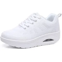 Boat Type Nurse Shoes, Women's Shoes, Thick Sole Sneakers, Lightweight, Lace-Up, Walking Shoes, Nurse, Work Shoes, Easy to Walk, No Fatigue, Women's Shoes, Thick Sole Shoes