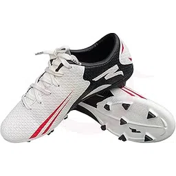 Boing Embossed PU Leather | Lightweight Embossed Boots | TPU High Traction Sole Suitable for Hard Ground Football Shoes/Studs/Cleats/Boots for Men/Women/Boys/Girls