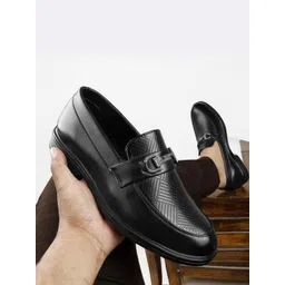 Bonexy Men Black Canvas Casual Shoes