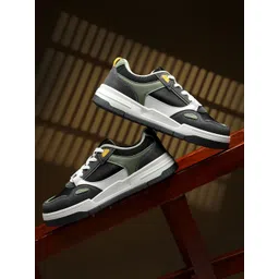 Bonkerz Men Round Toe Lace-Ups Sneakers