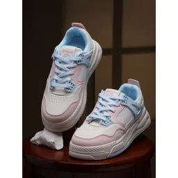 Bonkerz Women Colourblocked Lace-Ups Sneakers