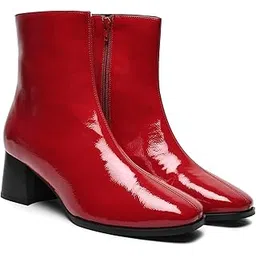 BOOT 102 for Women | Premium Gloss Finish | Soft Lycra Lining | Durable Tunit Sole