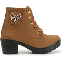 Boots Shoe Denim Jeans for Girls High Heel (Ankle) Stylish Ideal for Both Women & Girls| Wear These as Casual or Even for Any Special Occasion Boot Casual Outdoor Women & Girls sneakers shoes