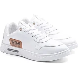 Boston-14 Men’s Casual Sneakers | Lightweight, Stylish & Comfortable Lace-Up Shoes, Walking, and Outings | Soft Cushion & Durable Sole Sneaker for Boys