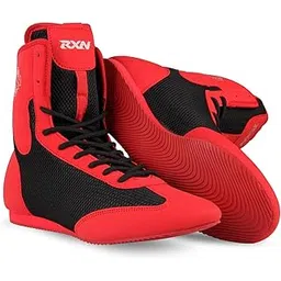 Boxing Shoes for Men and Women Lace Up Non Slip Rubber Sole Lightweight Mid High Top | BX-17 High Top Boxing Boots for Men & Women