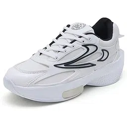 Boys' & Men's Flex Essential Walking Running Shoes, Breathable Knit Upper, Natural Rubber Sole, Tuff Surface