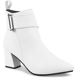 Brown Ankle Length heeled Boots