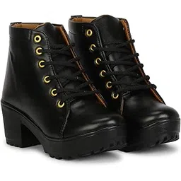 Brown Women's Classic Boots-UK-6-HP-1599-Black-39