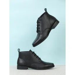 Bruno Manetti Women Mid-Top Casual Lace-Up Boots