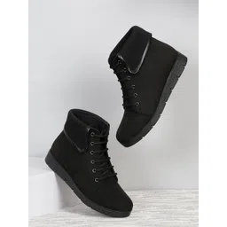 Bruno Manetti Women Suede Mid-Top Regular Boots