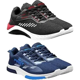 BRUTON Combo Pack of 2 Sport Running Shoes