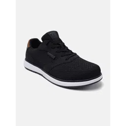 Bugatti Baldini Men Textured Mid Top Lace Up Sneakers