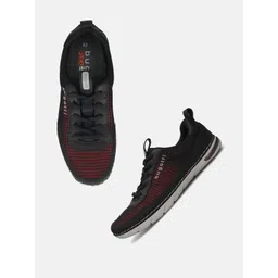 Bugatti Men Black Stitched Sneakers