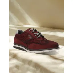 Bugatti Men's Simone Comfort Red Casual Sneakers