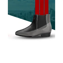 Bxxy 9 Cm Hidden Height Increasing Block-Heeled Chelsea Boots
