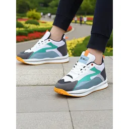 Bxxy Men 3 Inch Hidden Height Increasing Elevator Running Non-Marking Shoes