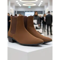 Bxxy Men 5.08 CM Heel Height Increasing Casual Slip-on Chelsea Boots