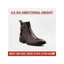 Bxxy Men Block-Heeled Buckled Regular Boots
