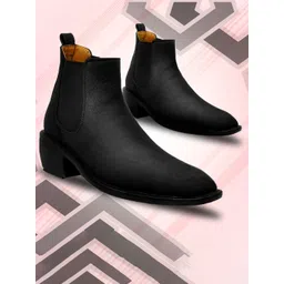 Bxxy Men Block-Heeled Chelsea Boots