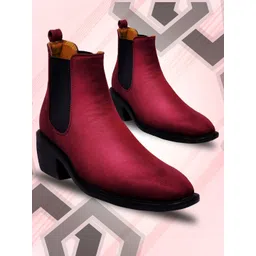 Bxxy Men Block-Heeled Chelsea Boots