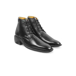 Bxxy Men Block-Heeled Height Increasing Regular Boots