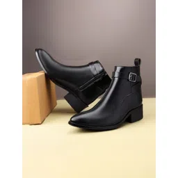 Bxxy Men Block-Heeled Regular Boots