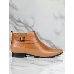 Bxxy Men Block-Heeled Regular Formal Elevator Boots