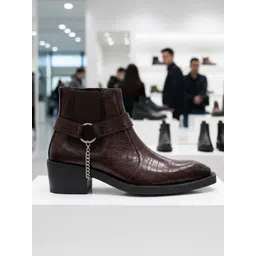 Bxxy Men Height Increasing Elevator Chelsea Boots