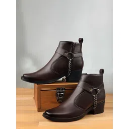 Bxxy Men Height Increasing Elevator Ring Boots