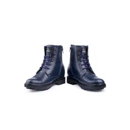 Bxxy Men Hidden Elevator Formal Lace-up Ankle Length Boot