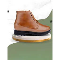 Bxxy Men Hidden Elevator Formal Lace-up Boots