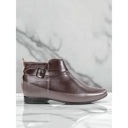 Bxxy Men Hidden Elevator Mid-Top Regular Boots