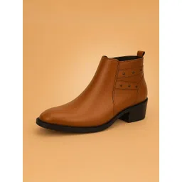 Bxxy Men High Heel Ankle Chelsea Boots