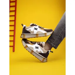 Bxxy Men Lace-Ups Running Non-Marking Shoes