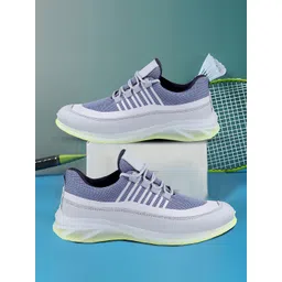 Bxxy Men Mesh Lace-Ups Running Non-Marking Shoes