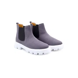 Bxxy Men Mid-Top Suede Chelsea Boots