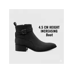 Bxxy Men Pointed Toe Zip Regular Boots