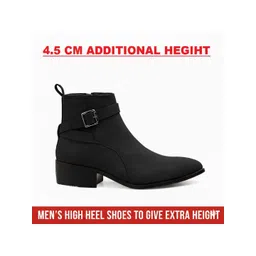Bxxy Men Pointed Toe Zip Regular Boots