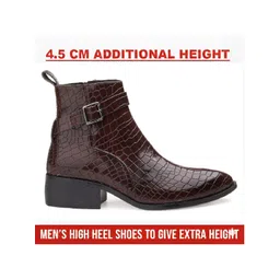 Bxxy Men Round Toe Zip Regular Boots